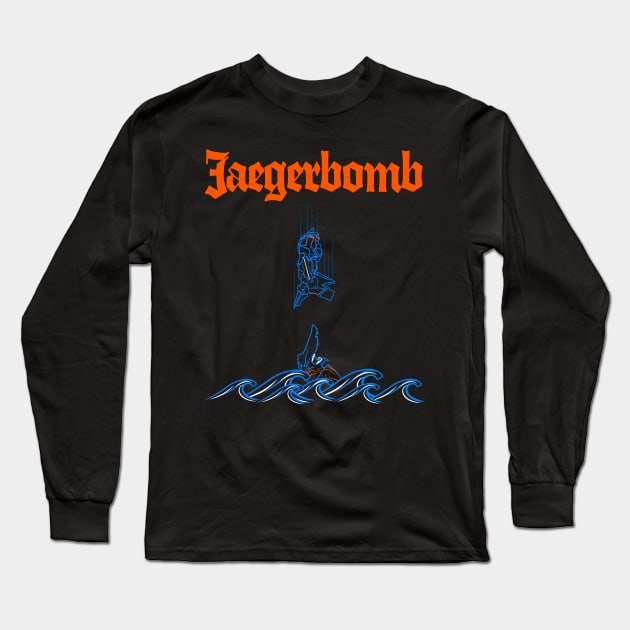 Jaegerbomb Long Sleeve T-Shirt by synaptyx